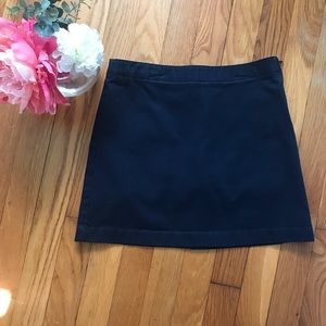 Lands’ End Navy Uniform Skort